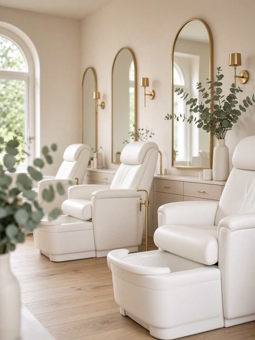 Nail studio interior